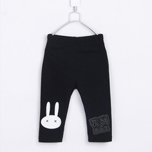 Free shipping Hot sale 2015 child clothing Casual baby girl trousers leggings rabbit Fashion Springtime Korean