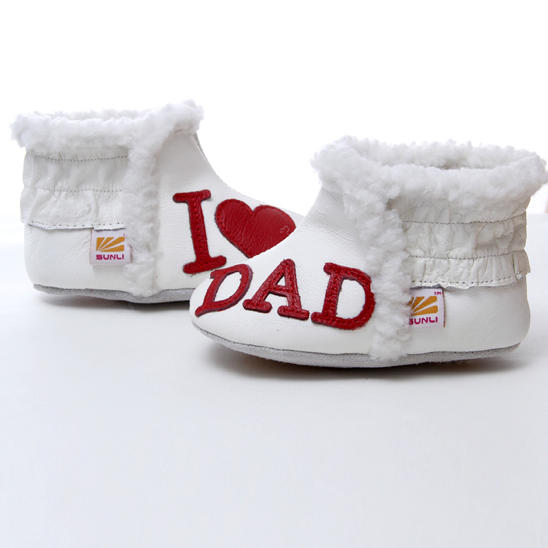 Leather Baby Boots Winter Snow Baby 