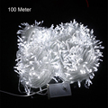 10M 20M 30M 50M 100M LED string Fairy light holiday decoration AC220V 110V Waterproof outdoor light