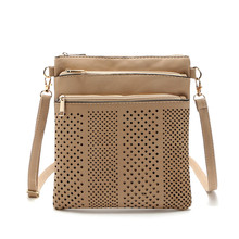 2016 new crossbody bags for women hollow out pu leather shoulder handbags bolsas femininas bag female messenger bag for women