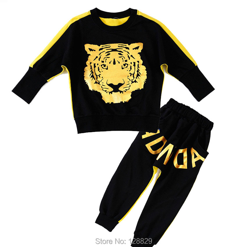 Male female child spring and autumn personality child sports set big harem pants Male female child spring and autumn personality child sports set big harem pants