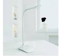 4 Colors Bedside Lights Flexible Table Lamp Touch Sensor LED Reading Lamp Rechargeable White