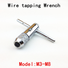 Nuevo precio de fábrica directo de trinquete llave de mango alambre llave tocando Tapping herramientas M3-M8
