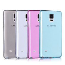 Note 4 Fashion Simple 0 3mm Slim Soft TPU Gel Rubber Case For Samsung Galaxy Note