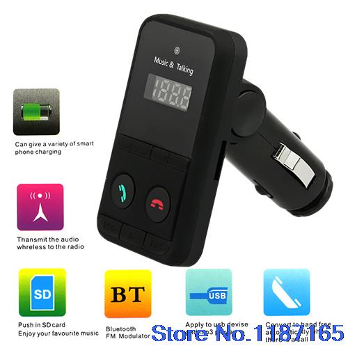 Bluetooth Car Kit mp3-  FM   SD USB - Remote2015  2015  6BHF