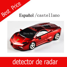 Voice Alert 360 degree Radar detector Spanish castellano Whole sale price Black and Red color available