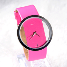 2015 nuevas mujeres del vestido relojes de marca de lujo relojes horas de cuero analógico relogios correa hueco exquisito Dial reloj
