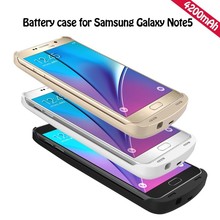 4200mah External Backup Battery Power Supply Battery Charger Cases For Samsung Galaxy S6 edge/S6 edge Plus/Note 5