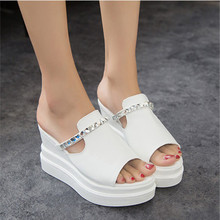 Wedge Diamond Platform Sandals High Heels Huarache Platform Shoes Woman Summer Style Female Slippers Shoes Women Sandals 2015