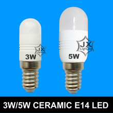 3W 5W E14 LED LAMP MINI ceramic body 110V-220V-240V Ultra bright 12 SMD epistar Warm white Cold white free shipping