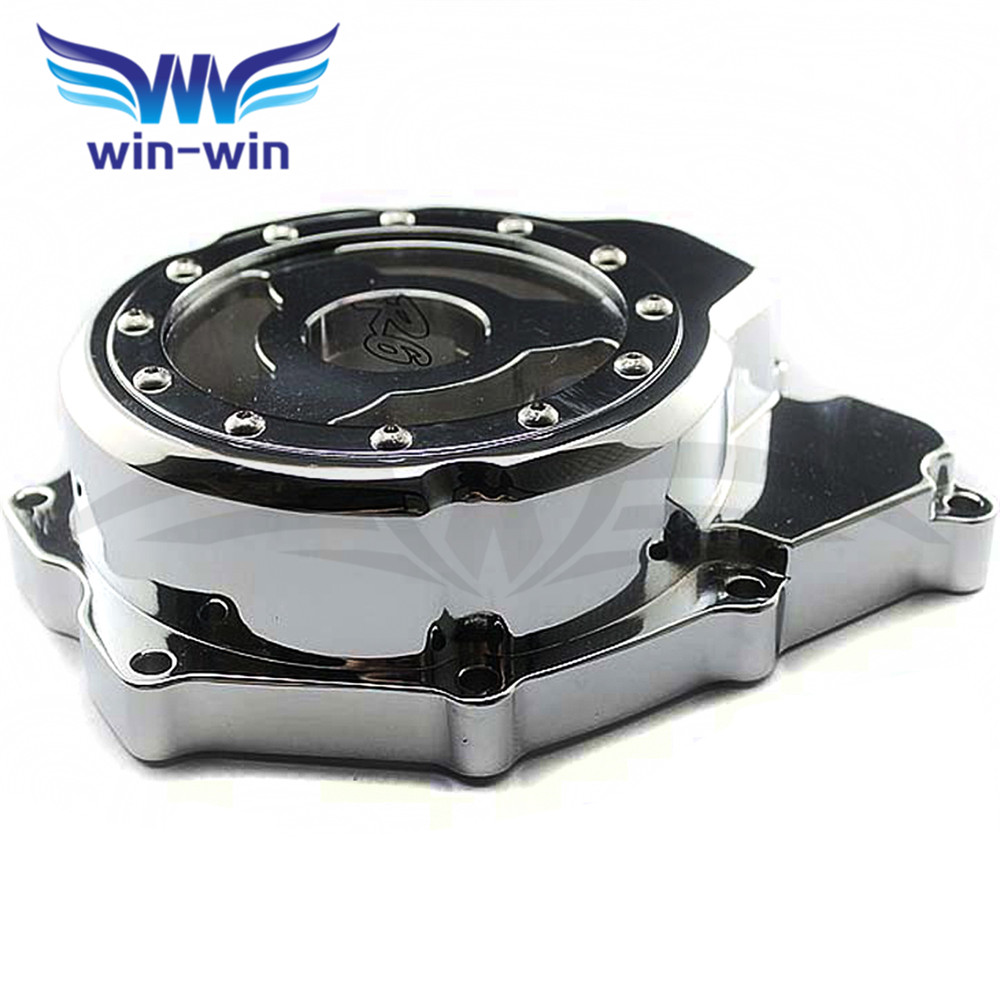 high quality  Chrome Stator Engine Cover   motorcycle crank case cover For YAMAHA YZF600 R6 2003 2004 2005