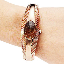 2015 Fashion Luxury Rose Gold Bracelet Quartz Watch Women Dress Watches Ladies Watch Clock Hour montre