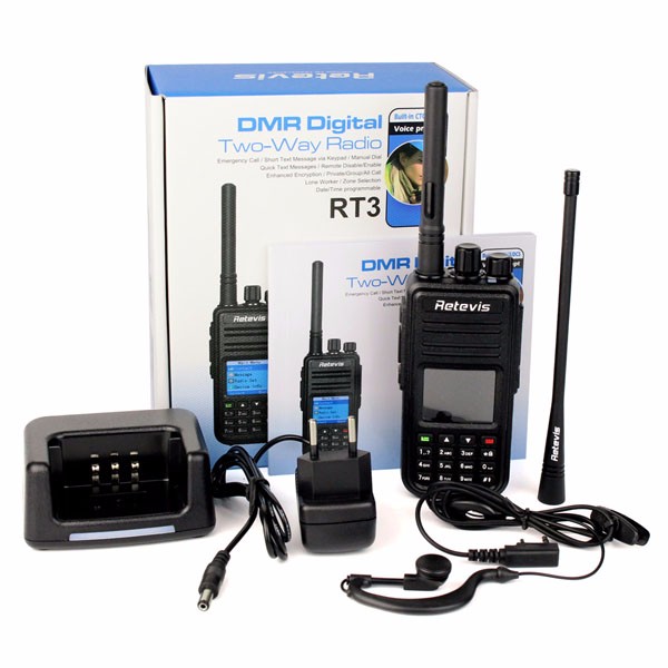 New Retevis DMR Walkie Talkie RT3 UHF 400-480MHz (9)