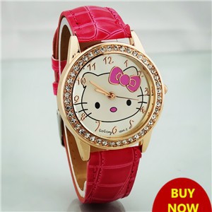 Hello-kitty-Leather-Cartoon-watches-Fashion-Casual-women-quartz-watch-GOGOEY-relogio-feminino-Birthday-gift-for
