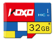 50 pcs X KOXO class10 memory card Real 32GB UHS-1 300X micro sd card flash card + free card reader for smart phone tablet
