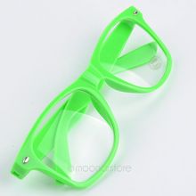 Fashion Summer Style Candy Color Glasses Unisex Clear Lens Wayfarer Nerd Geek Glasses Men Women Eyewear