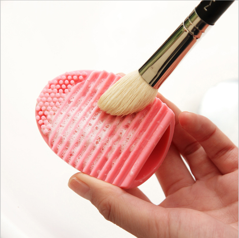 New Cleaning MakeUp Washing Silica Glove Scrubber Board Brush Cleaners Cosmetic Foundation Clean Tools