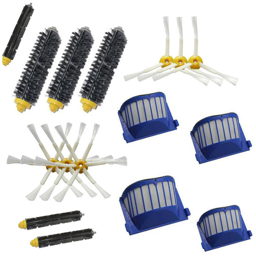 Free Post New AeroVac Filter 3 6 Brush Kit for iRobot Roomba 600 Series 620 630