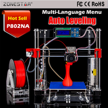 Auto Leveling Reprap Prusa i3 3d printer DIY Kit P802MA Upgrade P802NA Selectable Filament 8GB SDCard