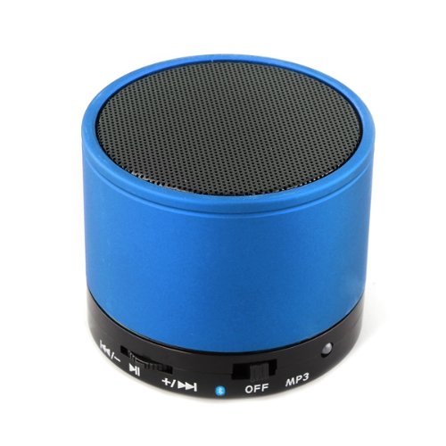Гаджет  sale !Blue Bluetooth Speaker Stereo Speaker Case 10m x TF MP3 MP4 PC None Изготовление под заказ