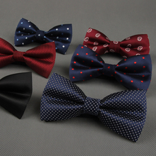 Newest Polyester Men’s Bow Tie Brand Classic Dot Tie Bowtie For Men Leisure Business Shirts Bowknot Bow Tie Cravats Accessories