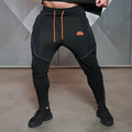 2017 New Arrival Fashion Men Gyms Pants Casual Elastic Cotton Blends Mens Fitness Workout Pants