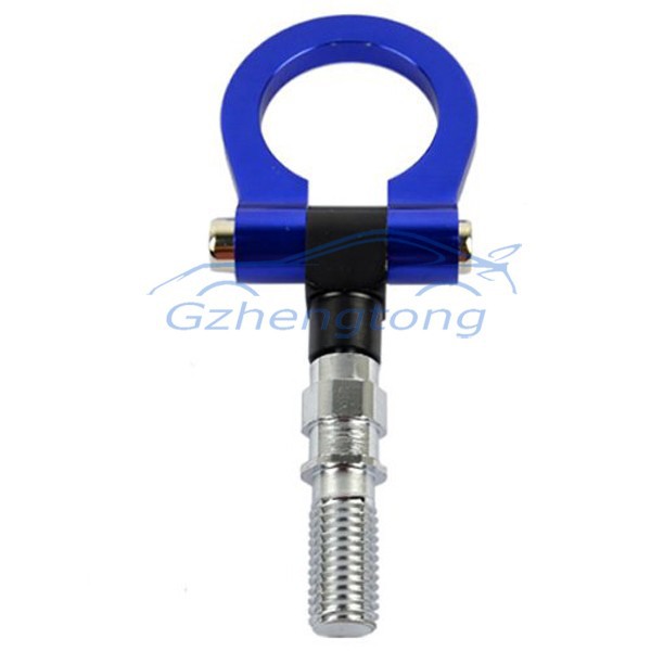 NEW Blue Aluminum Racing Screw Tow Hook Trailer Small Towing Bars for European Models Car (1)