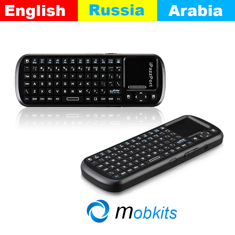 iPazzPort KP-810-19 BTT English | Russian | Arabia Version Air Mouse Keyboard for Android TV Box Bluetooth Fly Gaming Teclado