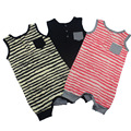 New Born Baby Rompers Sleeveless Baby Boys Clothes Infant Kids Clothes Striped Jumpsuit Baby Girl Romper