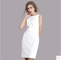 Summer Women s Office Dress plus Size Ladies Back Zipper elegant Breathable Simple Western Style Professional