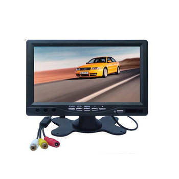 7 дюймов цветной TFT LCD дисплей DC 12 В вид сзади автомобиля подголовник для DVD камера заднего вида 800 x 480 с пультом ду