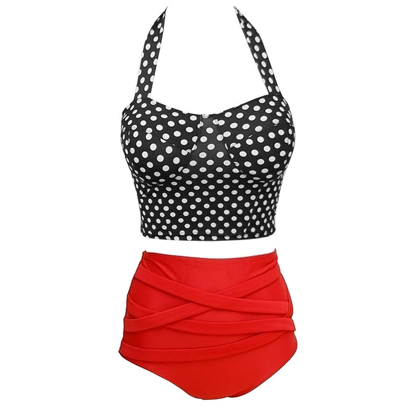 Womens high waisted swimsuits Our line of women's bathing suit bottoms includes various styles, such as women's high waist bikini bottoms. We also have all the coordinating colors you need, like women's pink bikini bottoms. We cover all size ranges as well.