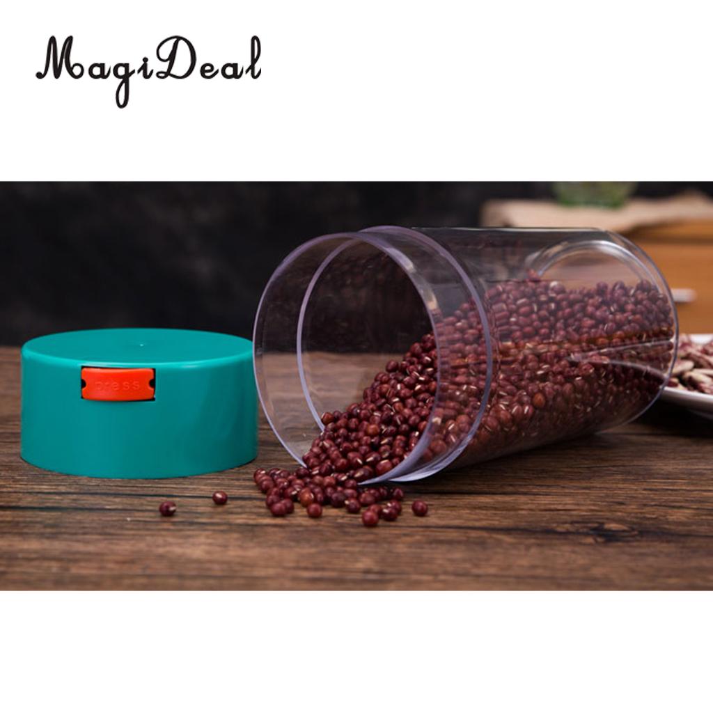 Recipiente de almacenamiento sellado al vacío para granos de café, té y