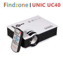 Original UNIC UC40+ LCD Mini Projector 800 Lumens Full HD Home theater VGA HDMI AV USB SD portable Video business Proyector
