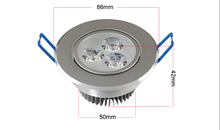 1PCS 6w 9W 12w 15W 21W led dimmable Ceiling light Epistar LED ceiling lamp Recessed Spot