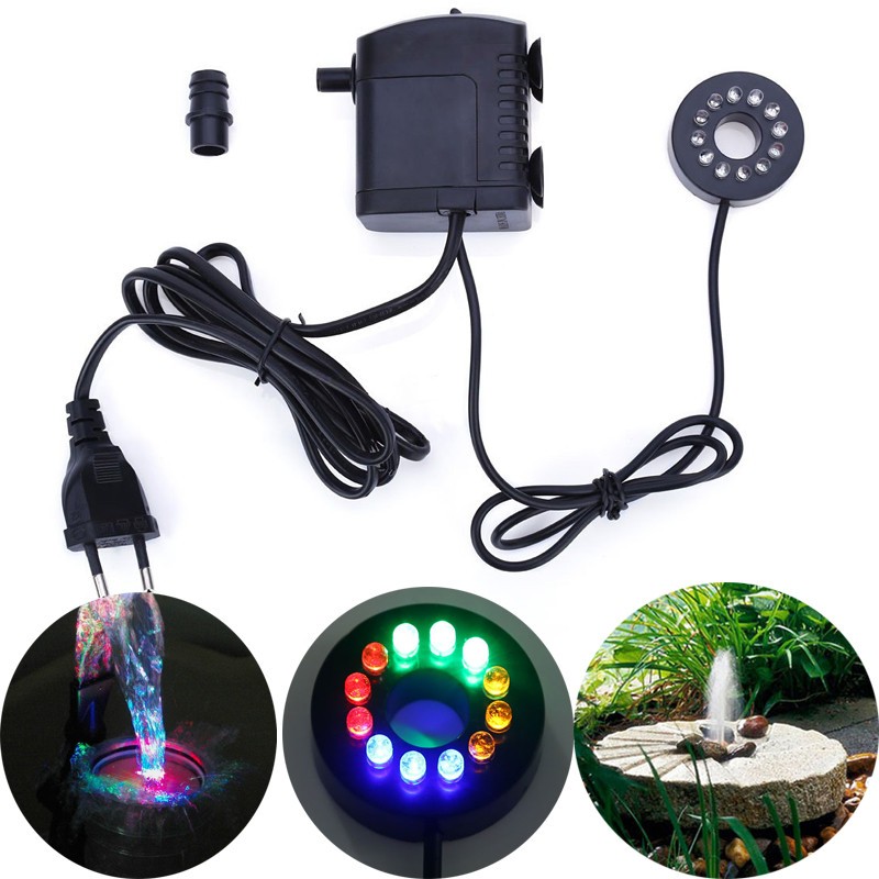Submersible Pump with12 Color LED Light16