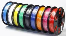 MakerBot/RepRap/UP/Mendel 27 colors Optional 3d printer filament PLA/ABS 1.75mm/3mm 1kg plastic Rubber Consumables Material