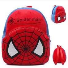 1 2 year old Spider Man Children little baby boys small pre school bags plush 3D