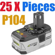 25 Pieces Ryobi 18Volt P104 Lithium Ion Battery One Free Shipping