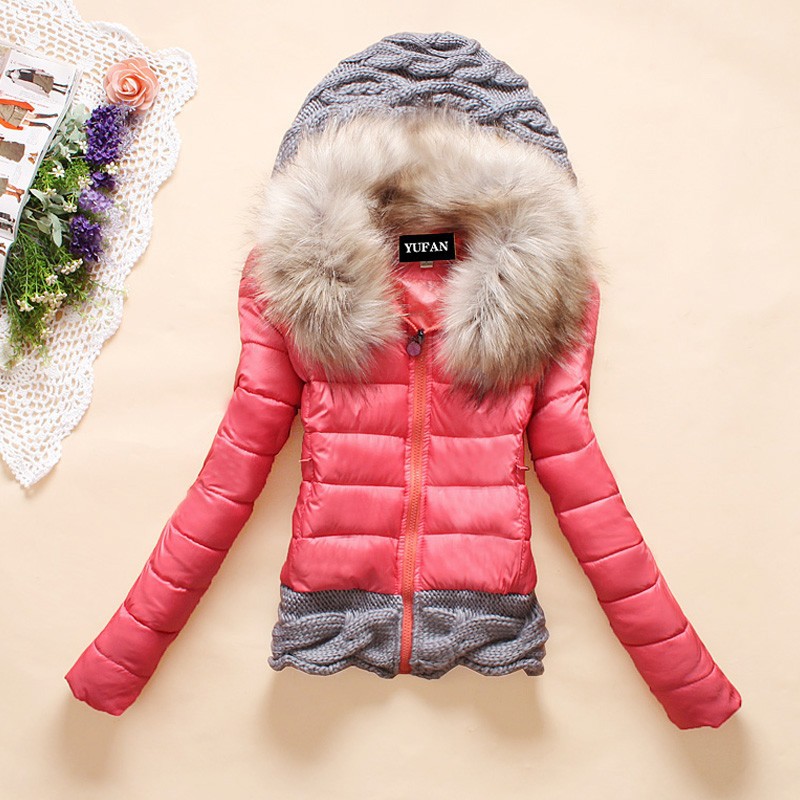 2014-winter-thickening-with-a-hood-short-design-wadded-jacket-large-fur-collar-down-jacket-cotton