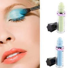 Hot Single Roller Color Eyeshadow Glitter Pigment Loose Powder Eye Shadow Makeup Free Shipping 