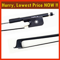NATURAL BLACK Horse Hair Carbon Fiber Viola Bow WILD Powerful Tone Brand New VingoBow Porfessional Created