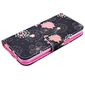 2016 Painted Flower Flip PU Leather Wallet Book Style Case Cover For Samsung Galaxy J5 J3