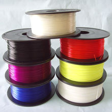 hot sale!! white color 3d printer filaments PLA/ABS 1.75mm/3mm 1kg/2.2lb Plastics Consumables For MakerBot RepRap UP Mendel