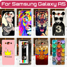Горячая! 2016 новых цветные живопись чехол для Samsung Galaxy A5 A500 A5000 A500F a500h, Для Samsung A5 телефон назад чехол крышка