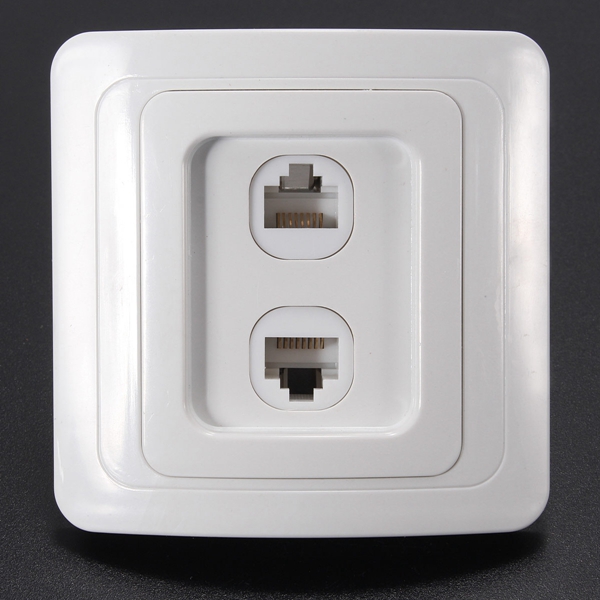 Купить новые дома гнездо 1 шт двойной порт розетку сети ethernet lan ...