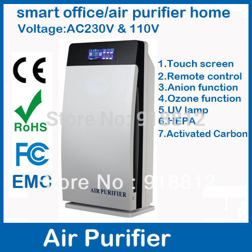 air purifier for home,Ionizers HEPA Air Purifier Carbon Filter Air Cleaner Home Office PM2.5 In