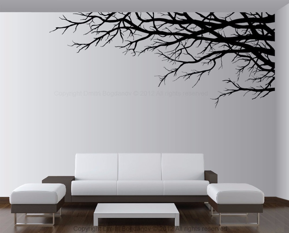 Boom vinyl muurtattoo boom top tak mural muursticker boom plant ...