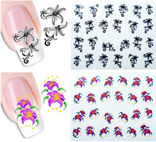 50pcs New Nail Art Flower Water Nail Sticker Nail Water Transfer Decals DIY Beauty for Nails