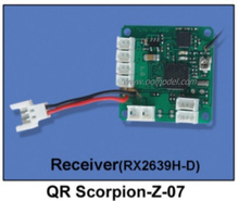 Walkera QR scorpion parts QR Scorpion-Z-07 Receiver RX2639H-D scorpion receiver Free Shipping with Tracking